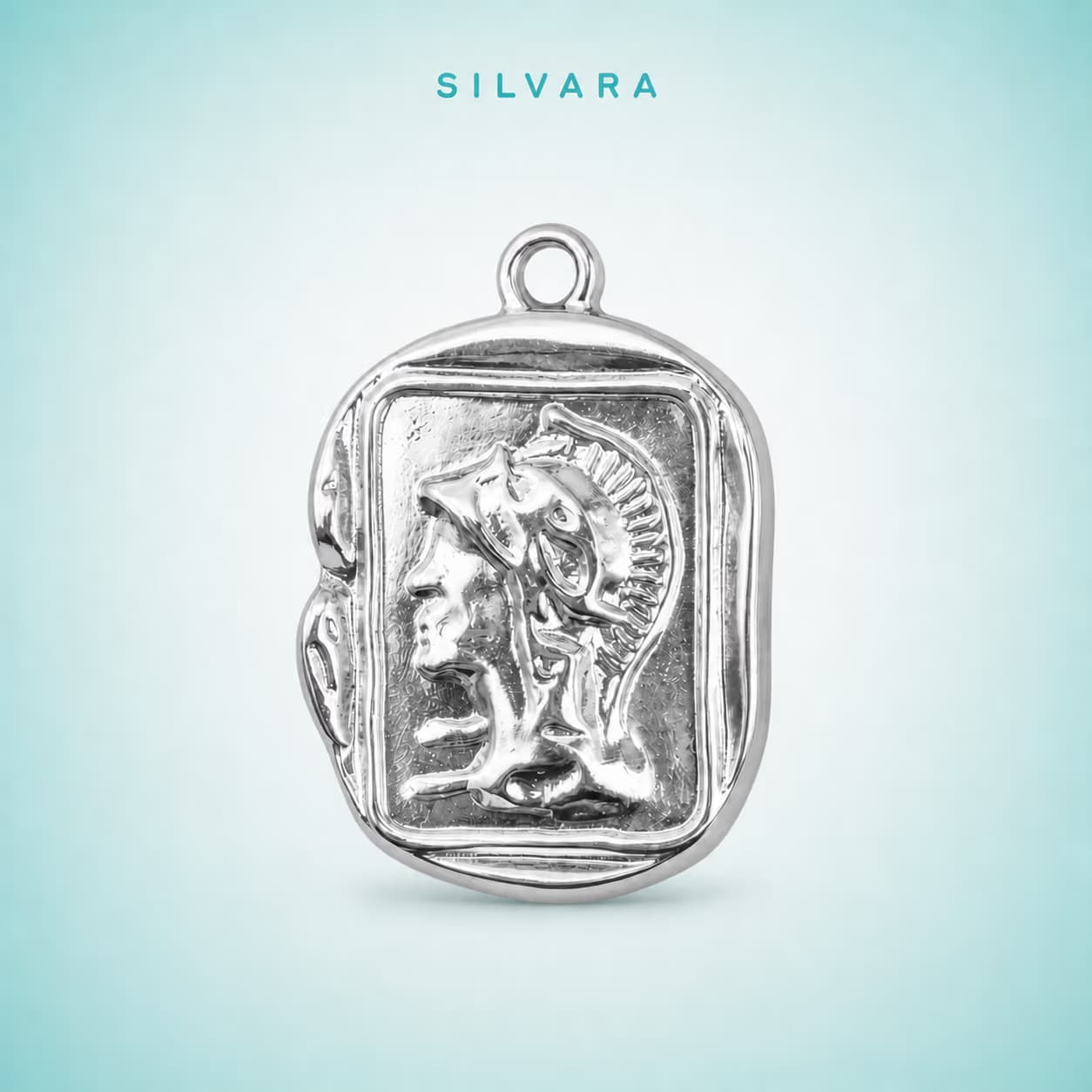 Подвеска «Римский солдат», цвет — серебро