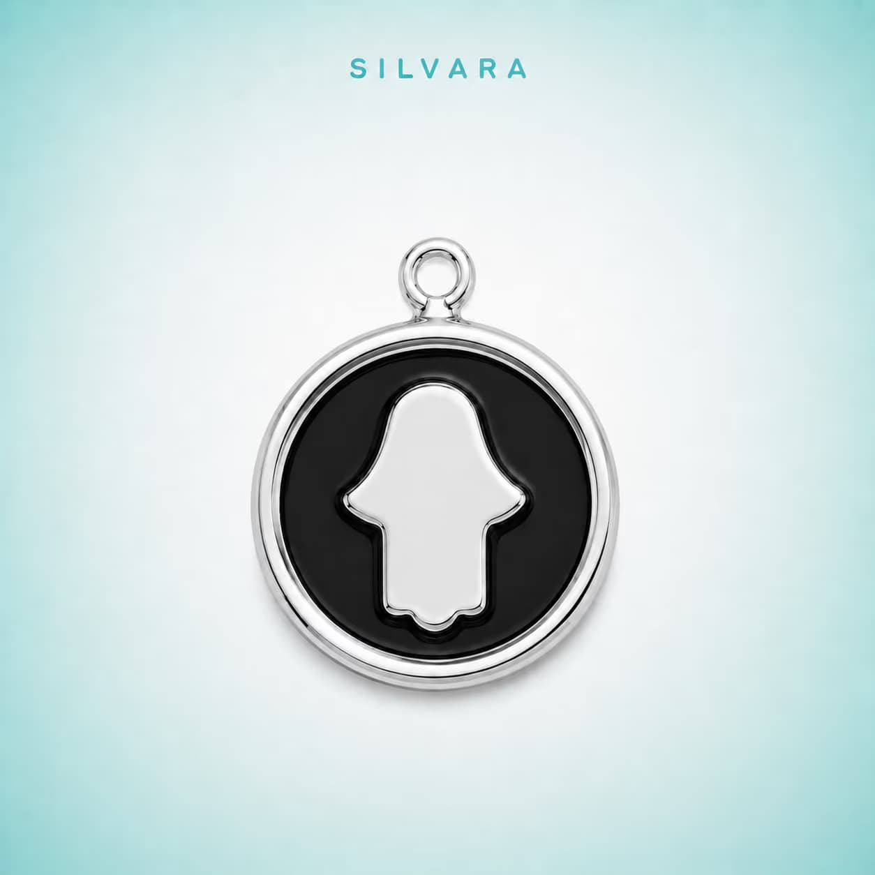 Подвеска «Рука Фатимы», цвет — серебро