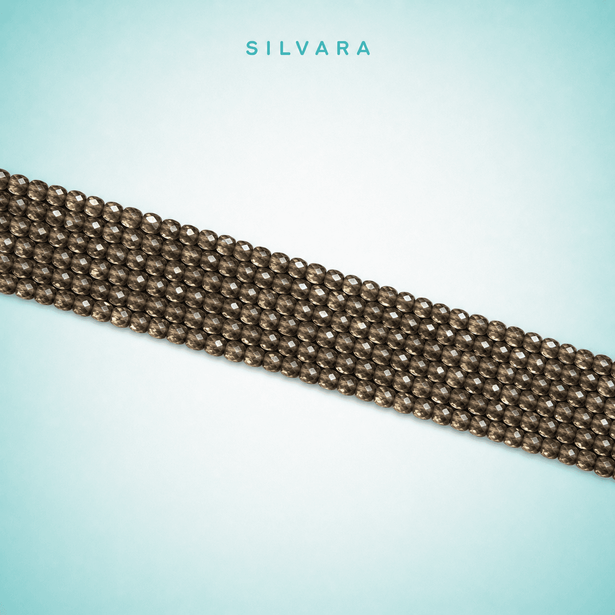 Дымчатый кварц (раухтопаз) «Кубик» гранёный
